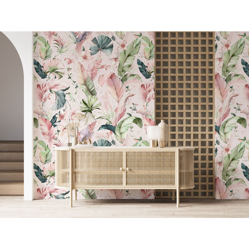 Papier peint motif XL - Motif botanique