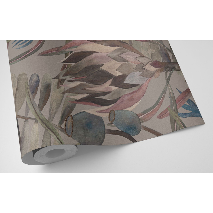 Papier peint motif XL - Motif botanique