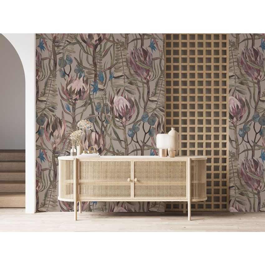 Papier peint motif XL - Motif botanique