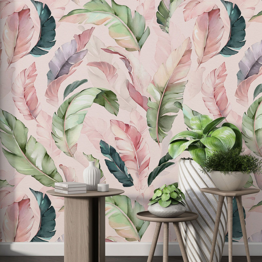 Papier peint motif XL - Motif botanique