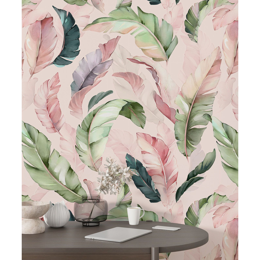 Papier peint motif XL - Motif botanique