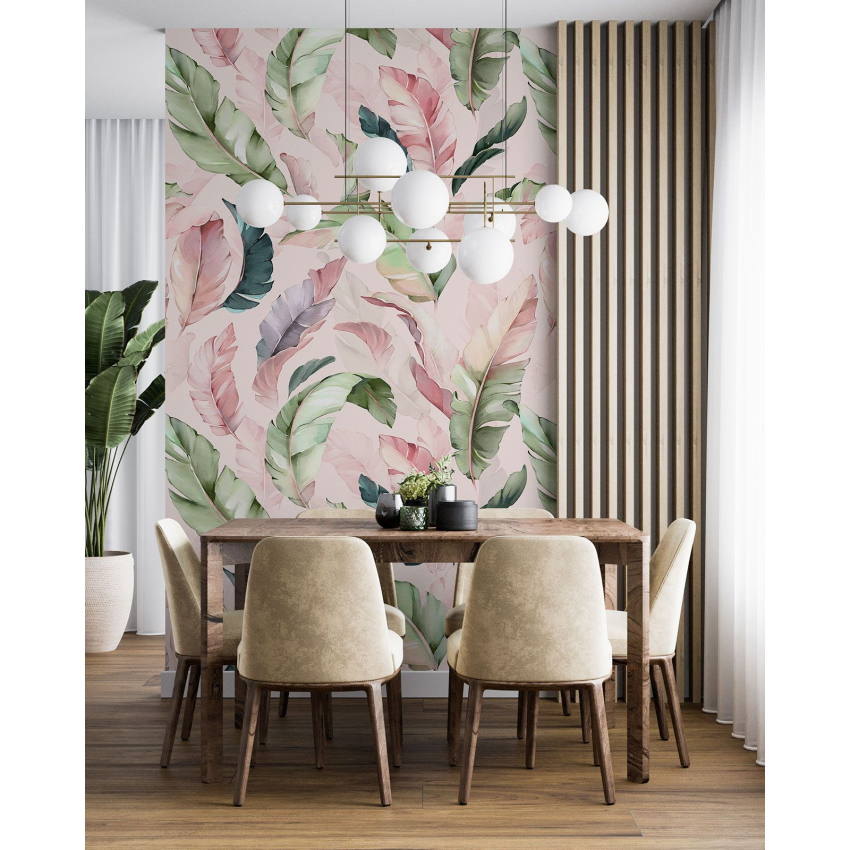 Papier peint motif XL - Motif botanique