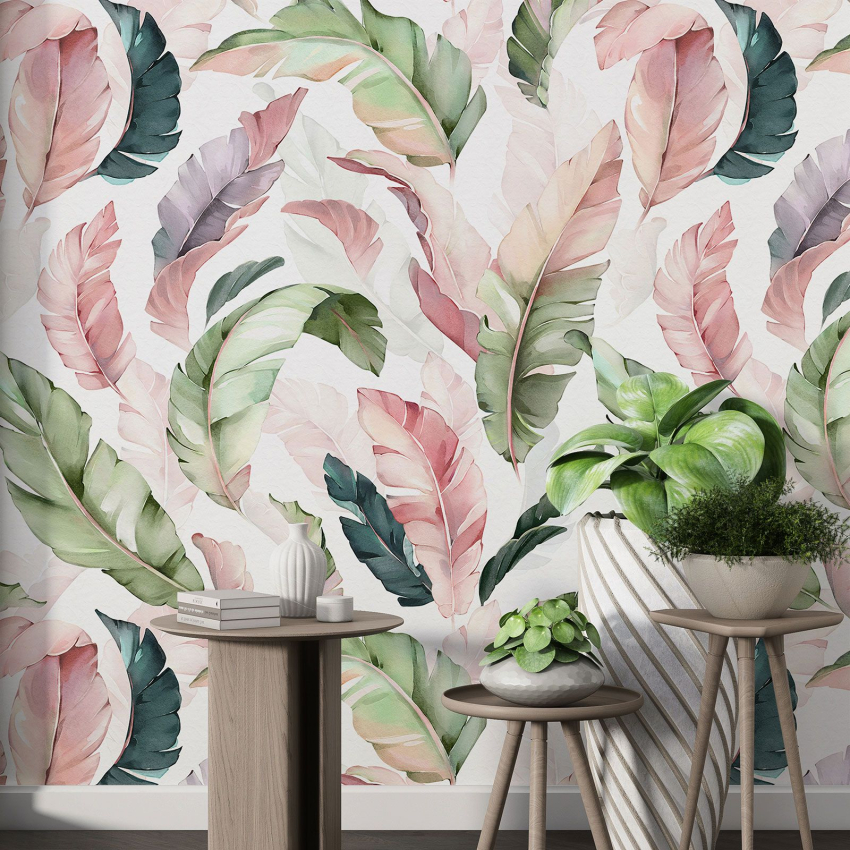 Papier peint motif XL - Motif botanique