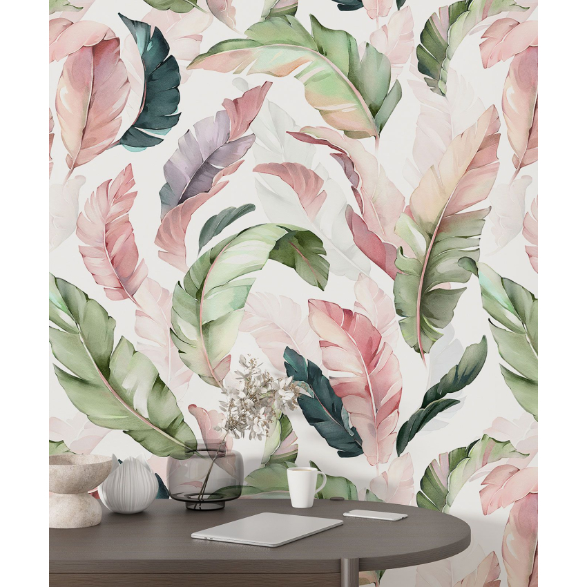 Papier peint motif XL - Motif botanique