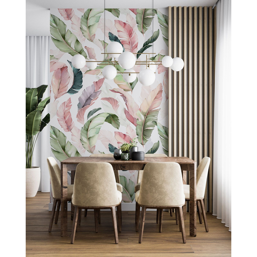 Papier peint motif XL - Motif botanique
