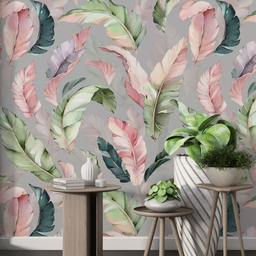 Papier peint motif XL - Motif botanique