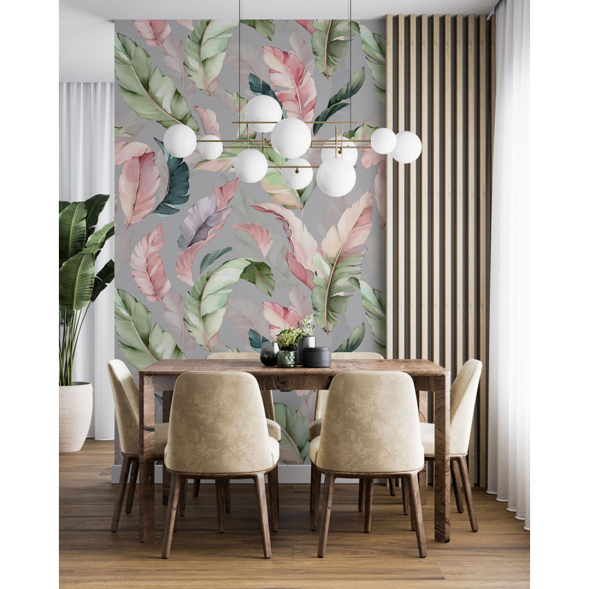 Papier peint motif XL - Motif botanique