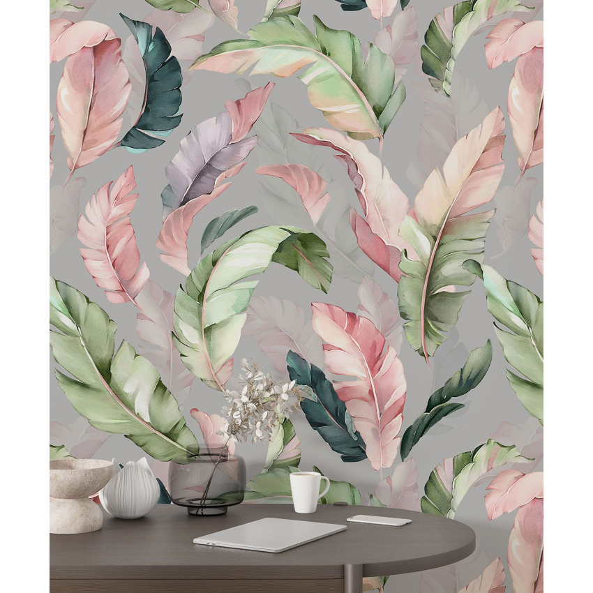 Papier peint motif XL - Motif botanique