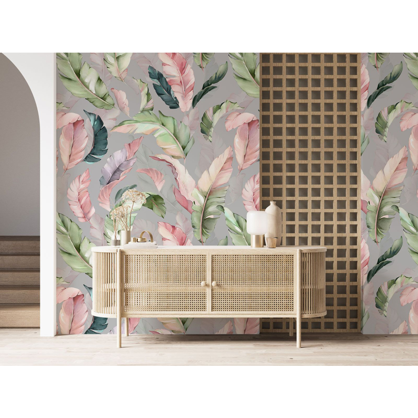 Papier peint motif XL - Motif botanique