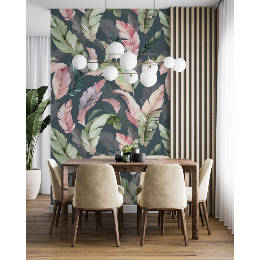 Papier peint motif XL - Motif botanique