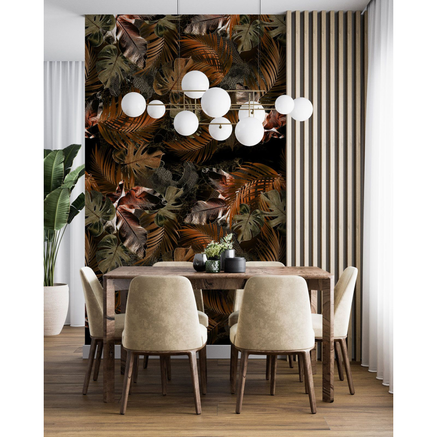 Papier peint motif XL - Motif botanique