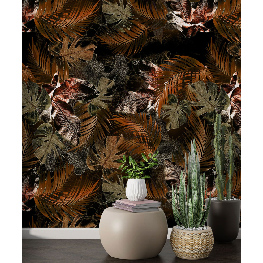 Papier peint motif XL - Motif botanique