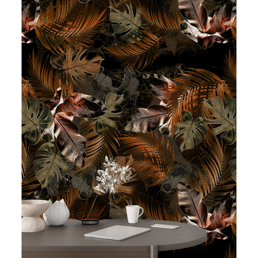 Papier peint motif XL - Motif botanique