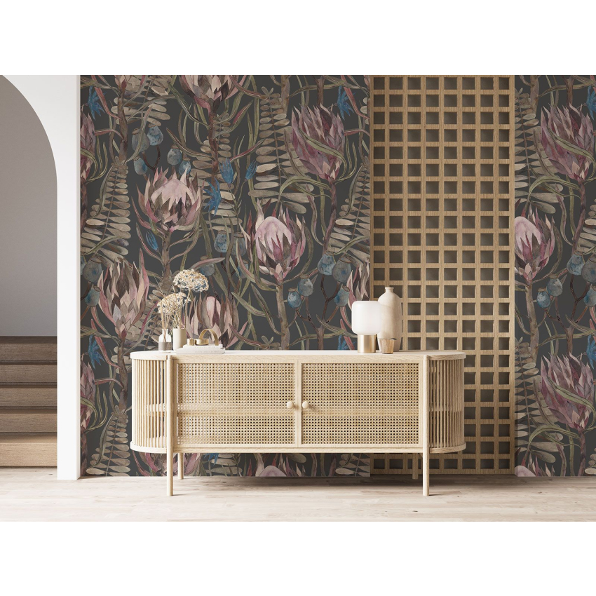 Papier peint motif XL - Motif botanique