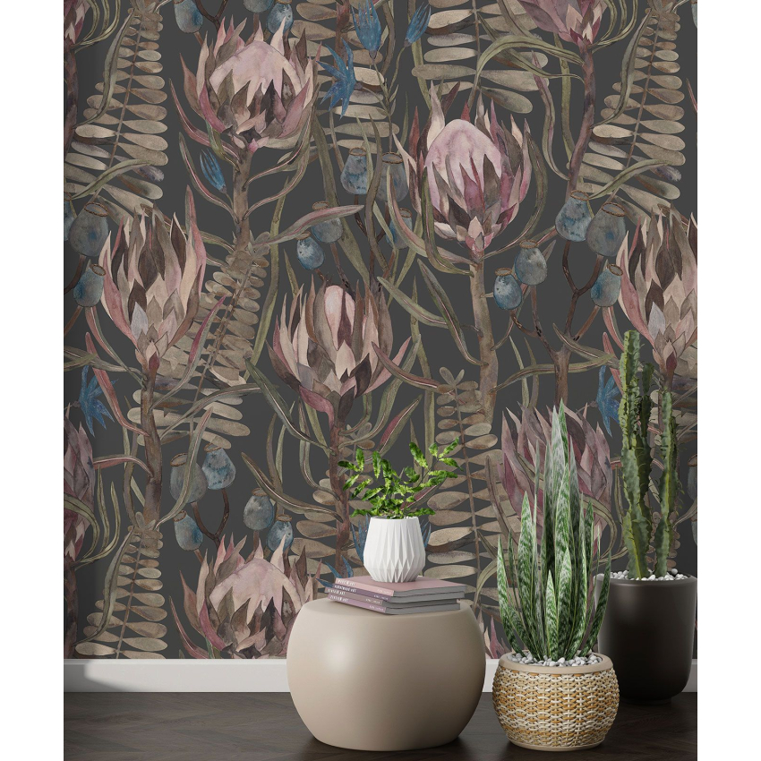 Papier peint motif XL - Motif botanique