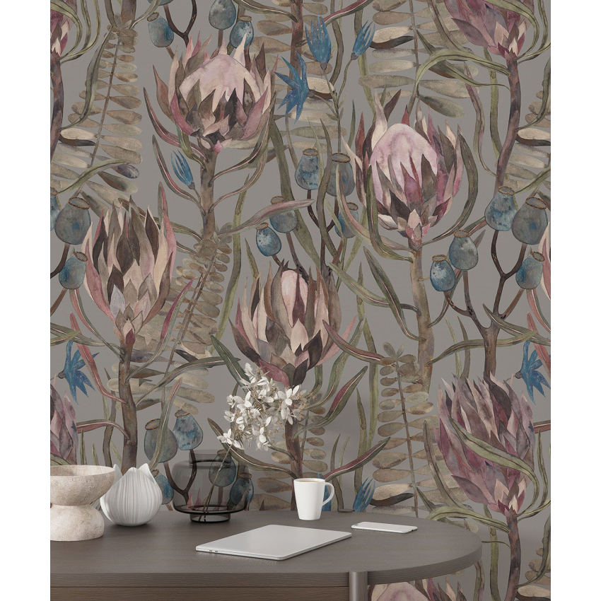 Papier peint motif XL - Motif botanique