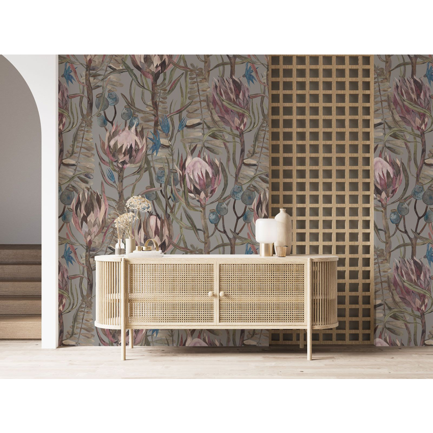 Papier peint motif XL - Motif botanique