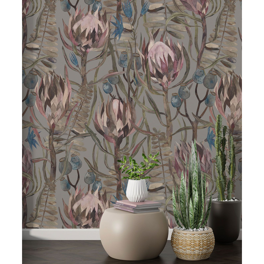Papier peint motif XL - Motif botanique