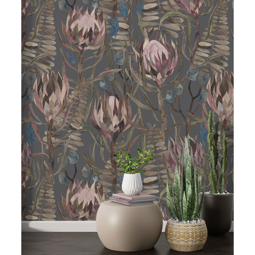 Papier peint motif XL - Motif botanique
