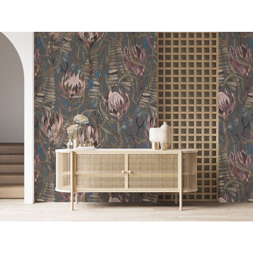 Papier peint motif XL - Motif botanique