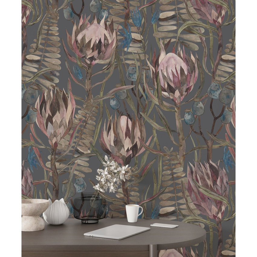Papier peint motif XL - Motif botanique