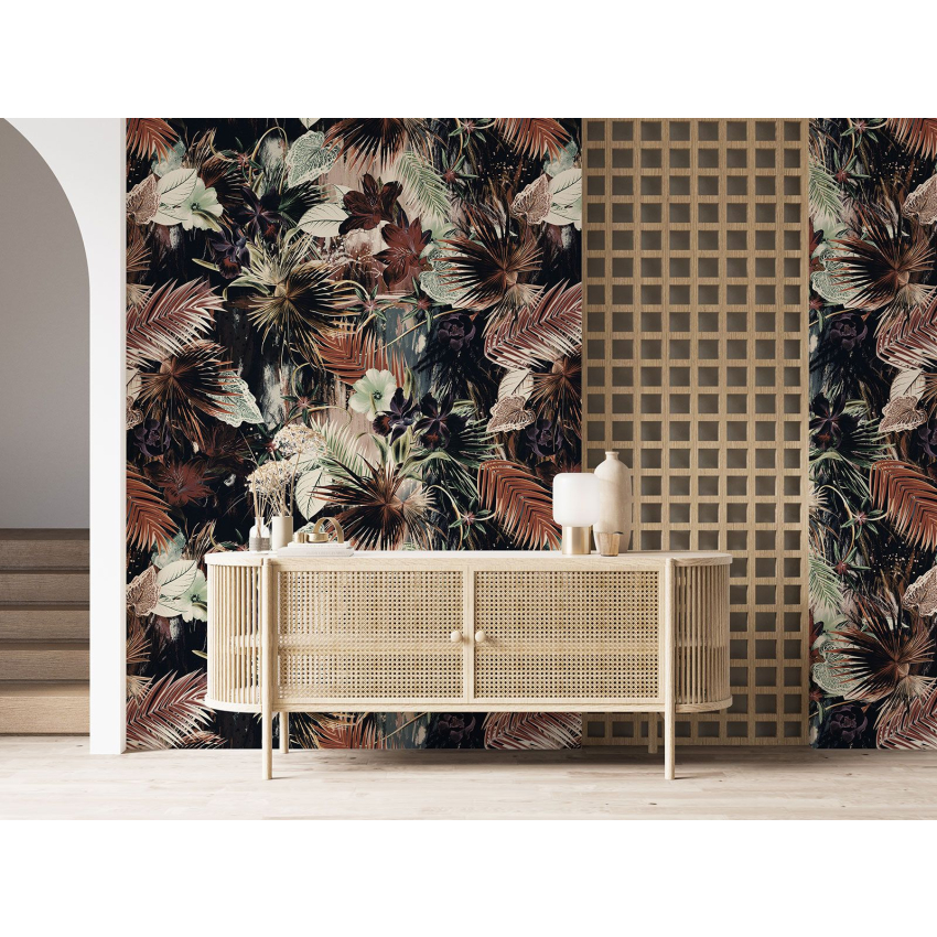 Papier peint motif XL - Motif botanique