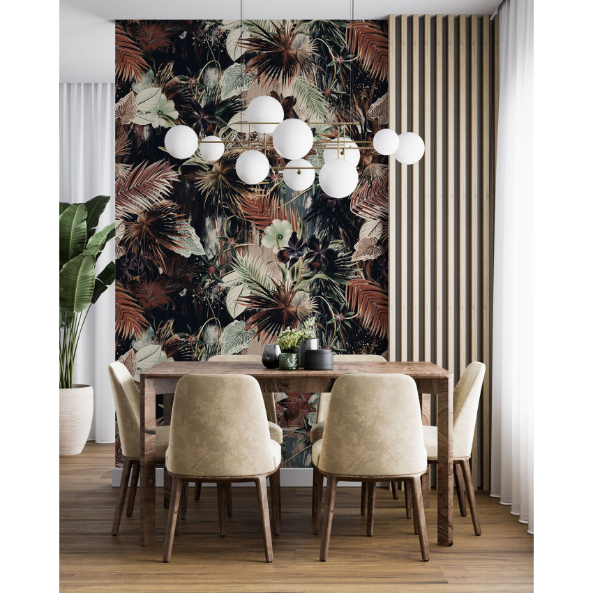 Papier peint motif XL - Motif botanique