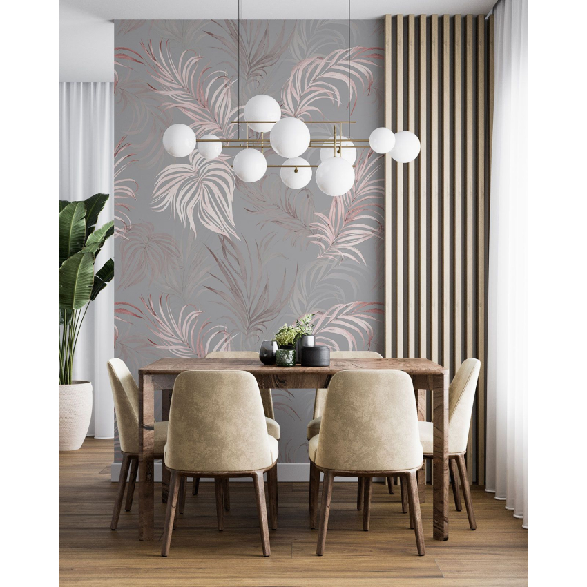 Papier peint motif XL - Motif botanique