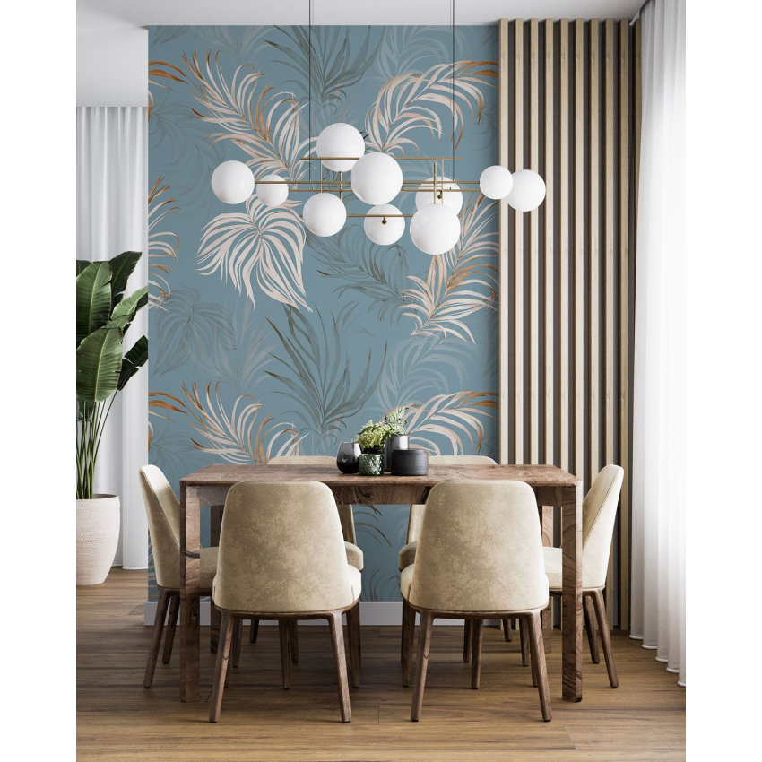 Papier peint motif XL - Motif botanique
