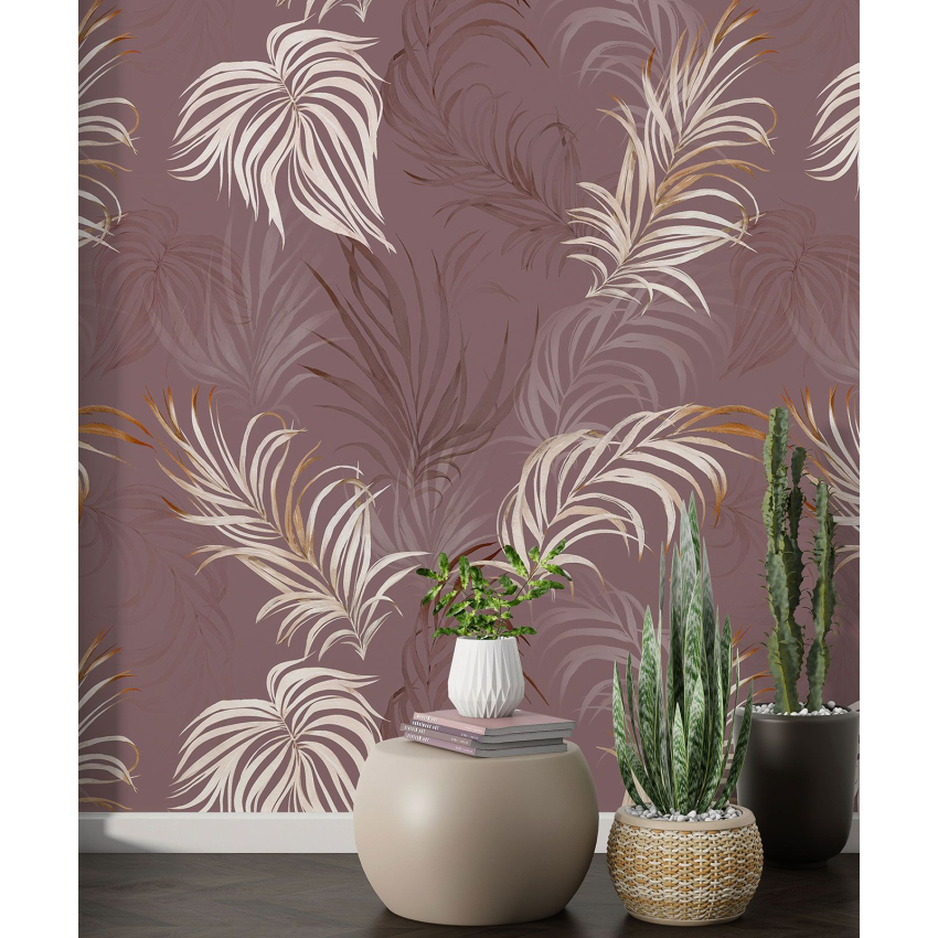 Papier peint motif XL - Motif botanique