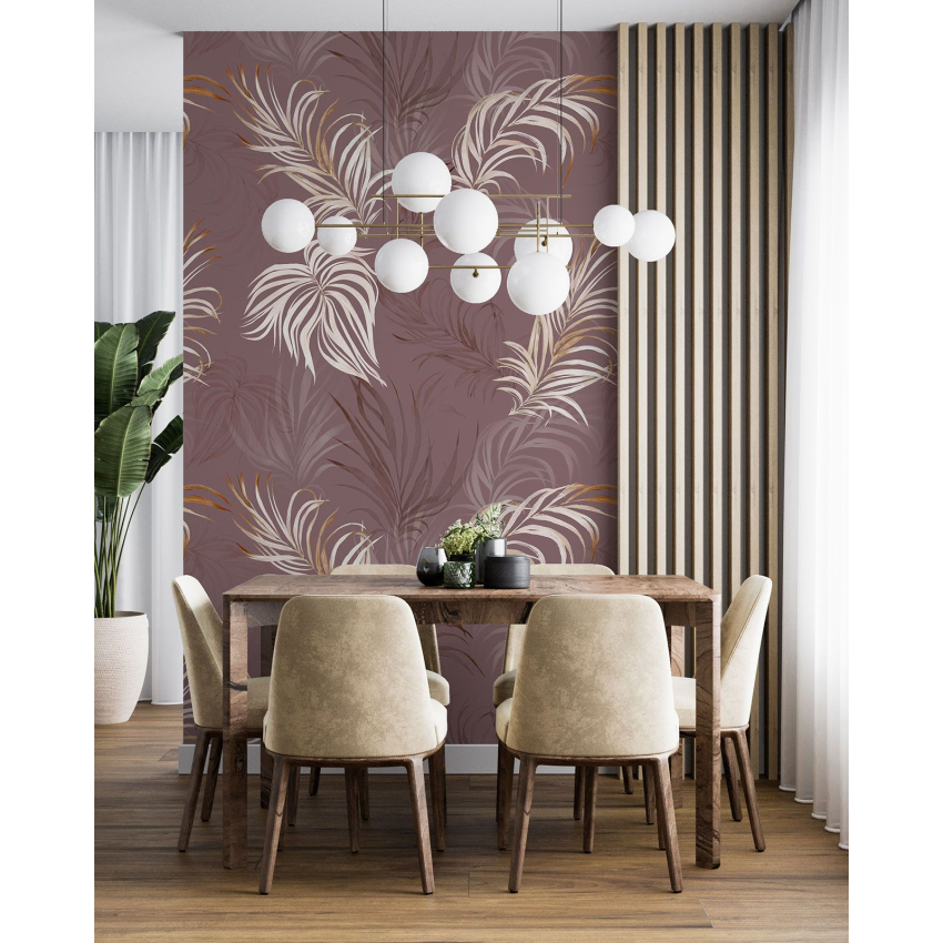 Papier peint motif XL - Motif botanique