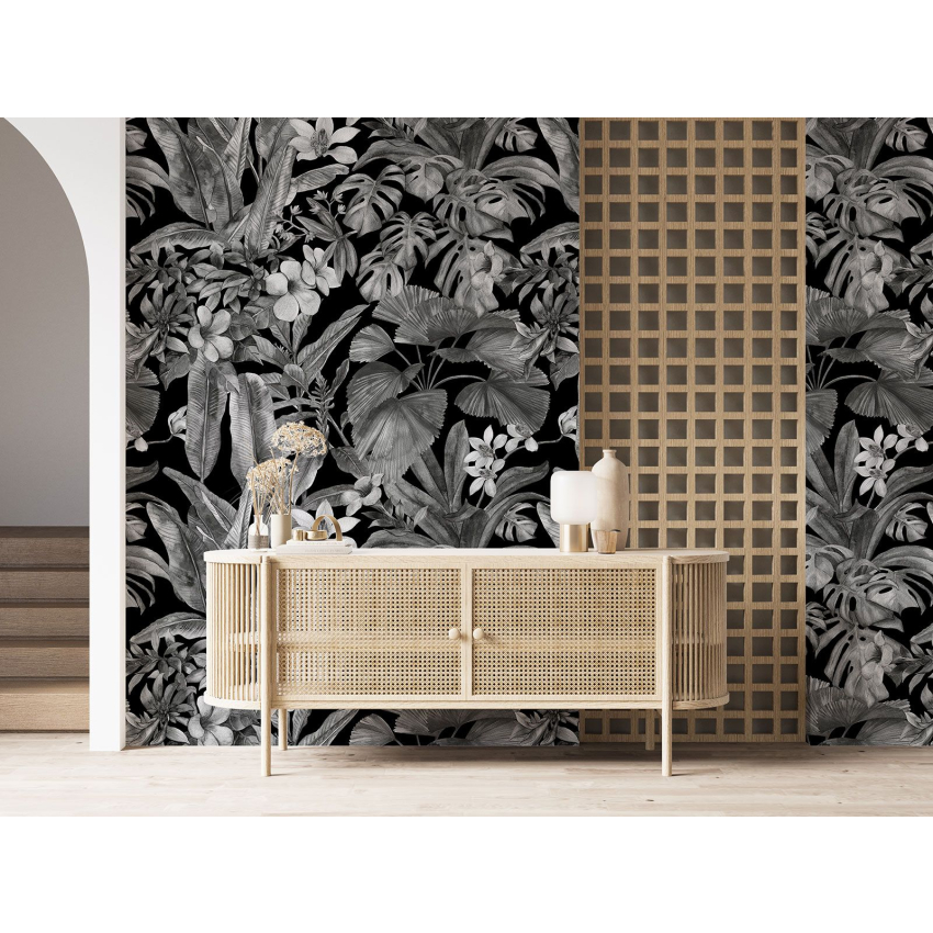 Papier peint motif XL - Motif botanique
