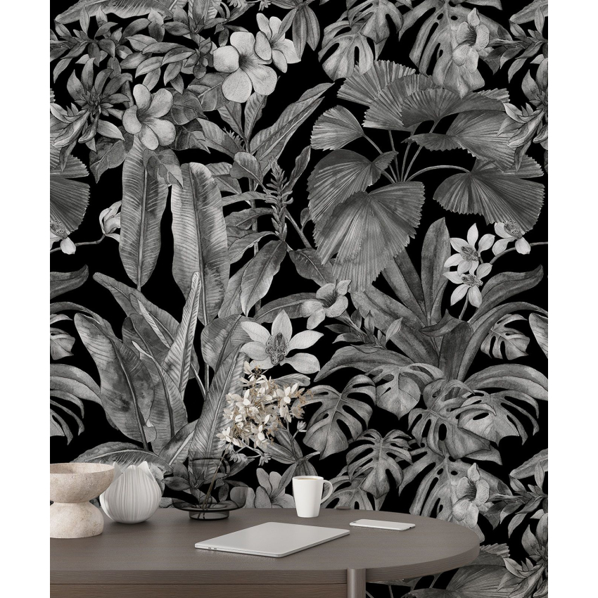 Papier peint motif XL - Motif botanique