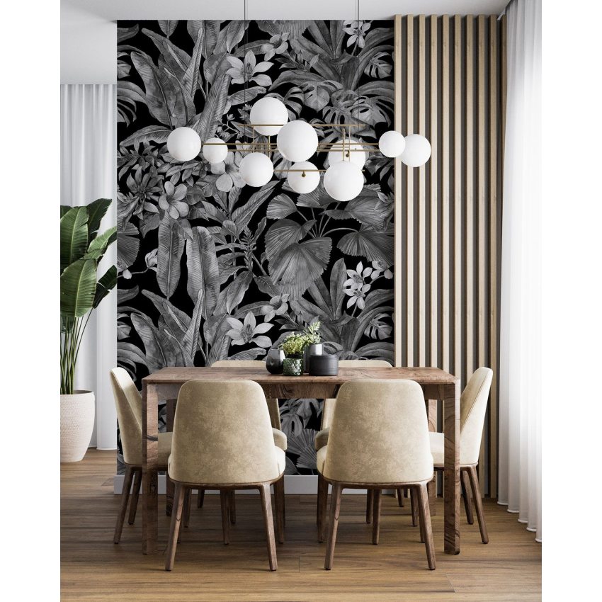 Papier peint motif XL - Motif botanique