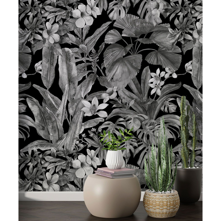 Papier peint motif XL - Motif botanique