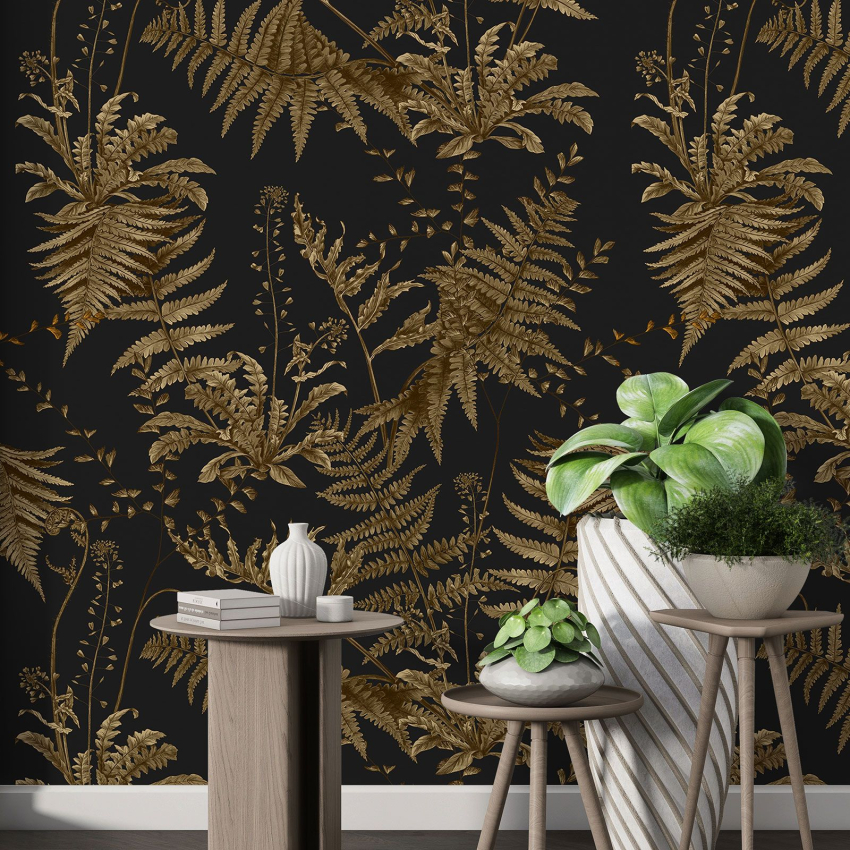 Papier peint motif XL - Motif botanique
