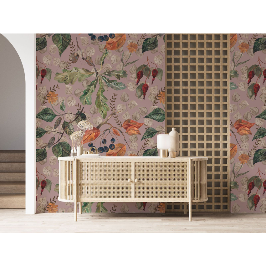 Papier peint motif XL - Motif botanique