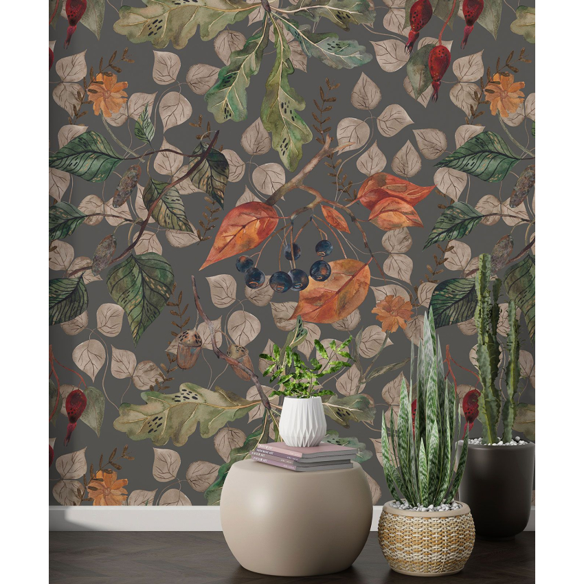 Papier peint motif XL - Motif botanique