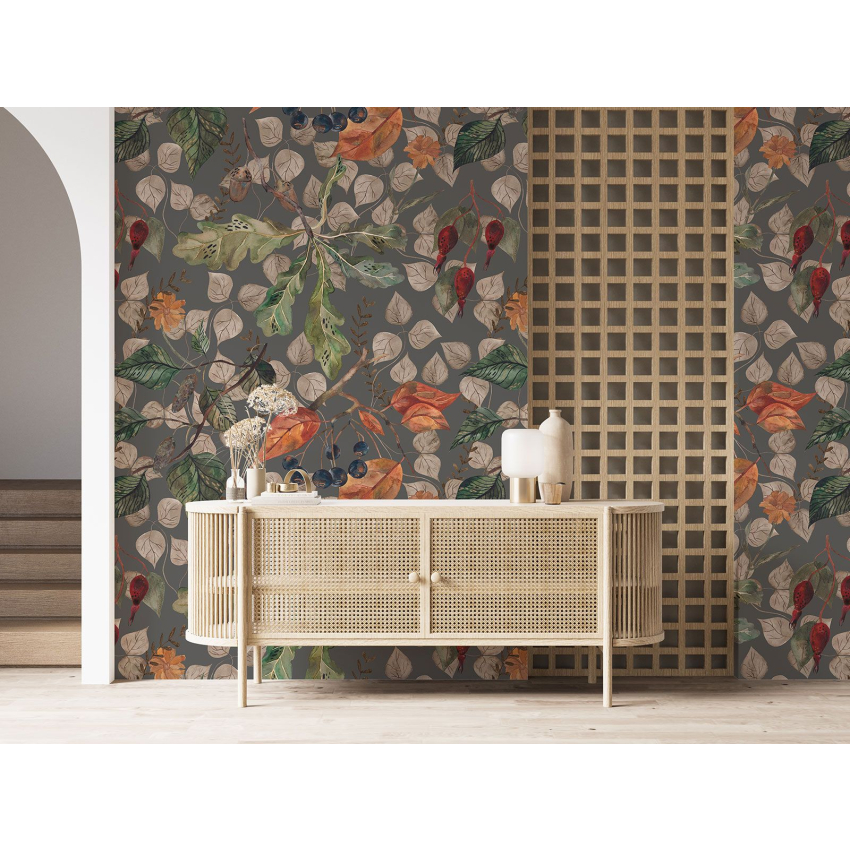 Papier peint motif XL - Motif botanique