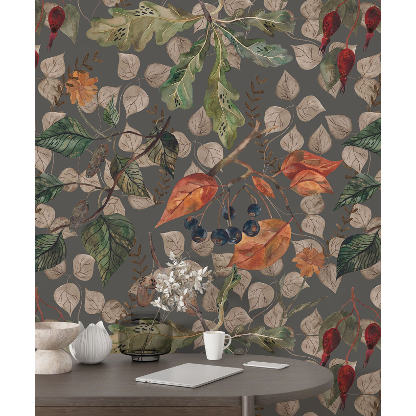 Papier peint motif XL - Motif botanique