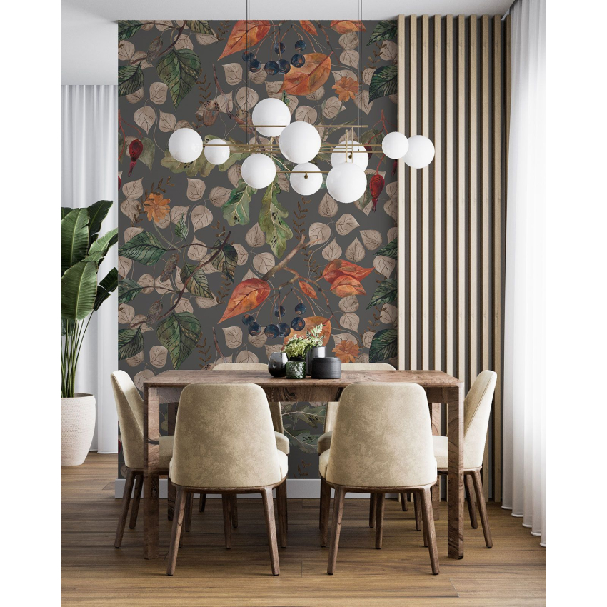 Papier peint motif XL - Motif botanique