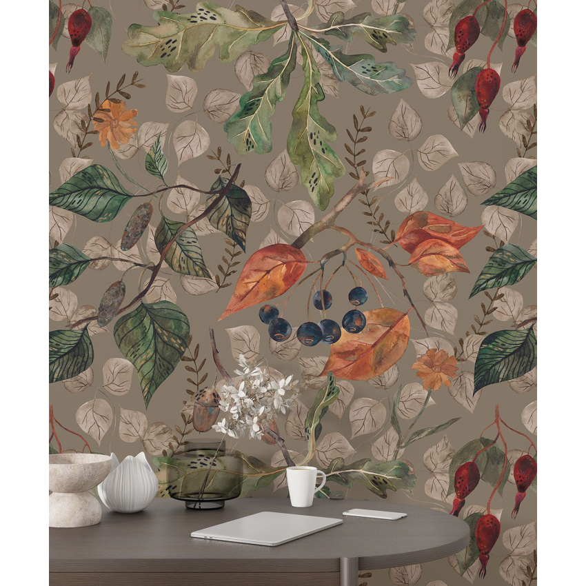 Papier peint motif XL - Motif botanique