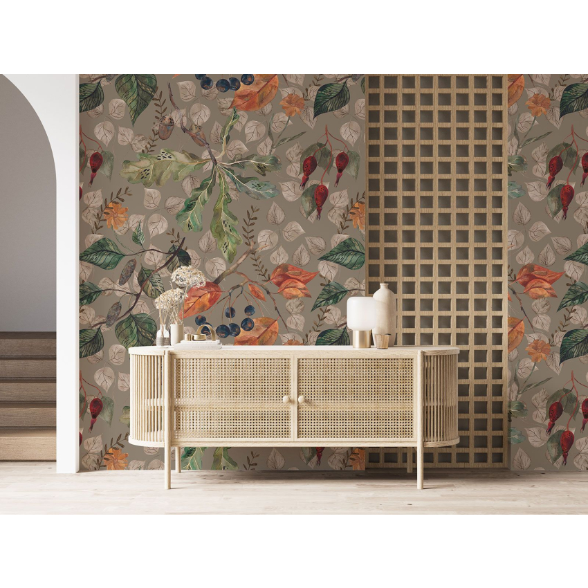 Papier peint motif XL - Motif botanique