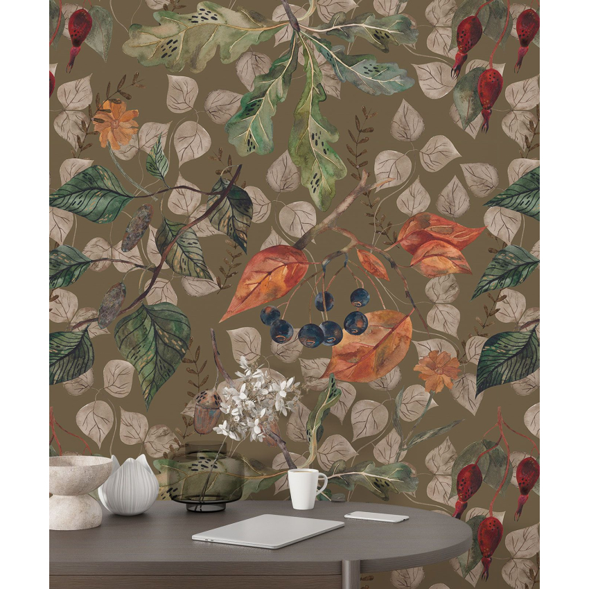 Papier peint motif XL - Motif botanique