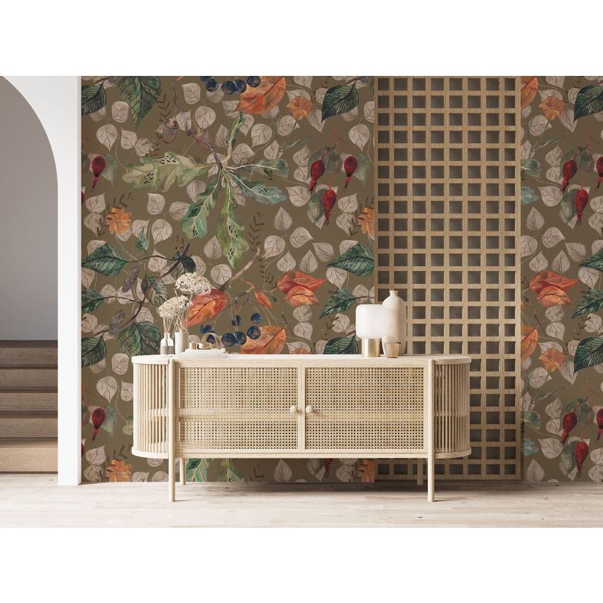 Papier peint motif XL - Motif botanique