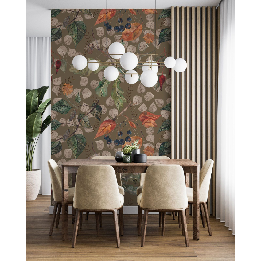 Papier peint motif XL - Motif botanique