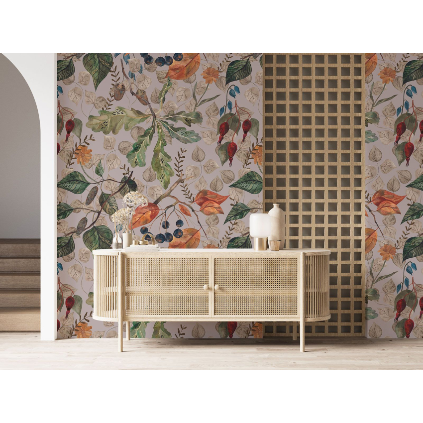 Papier peint motif XL - Motif botanique