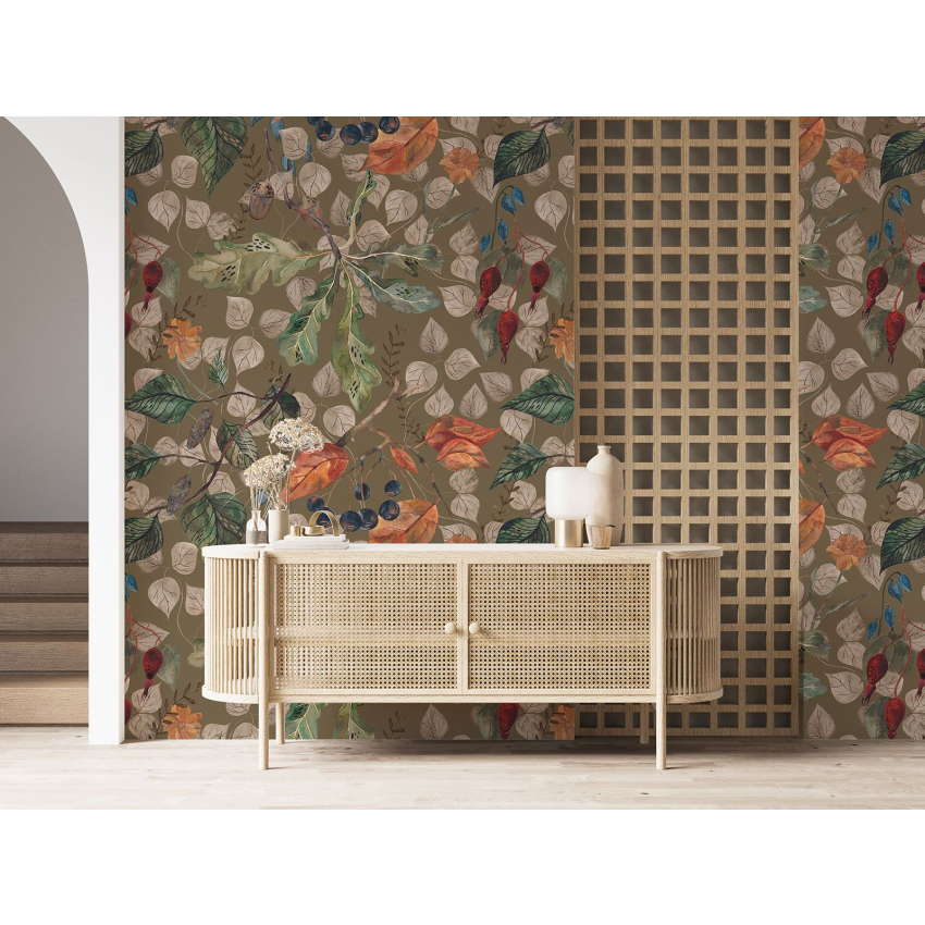 Papier peint motif XL - Motif botanique