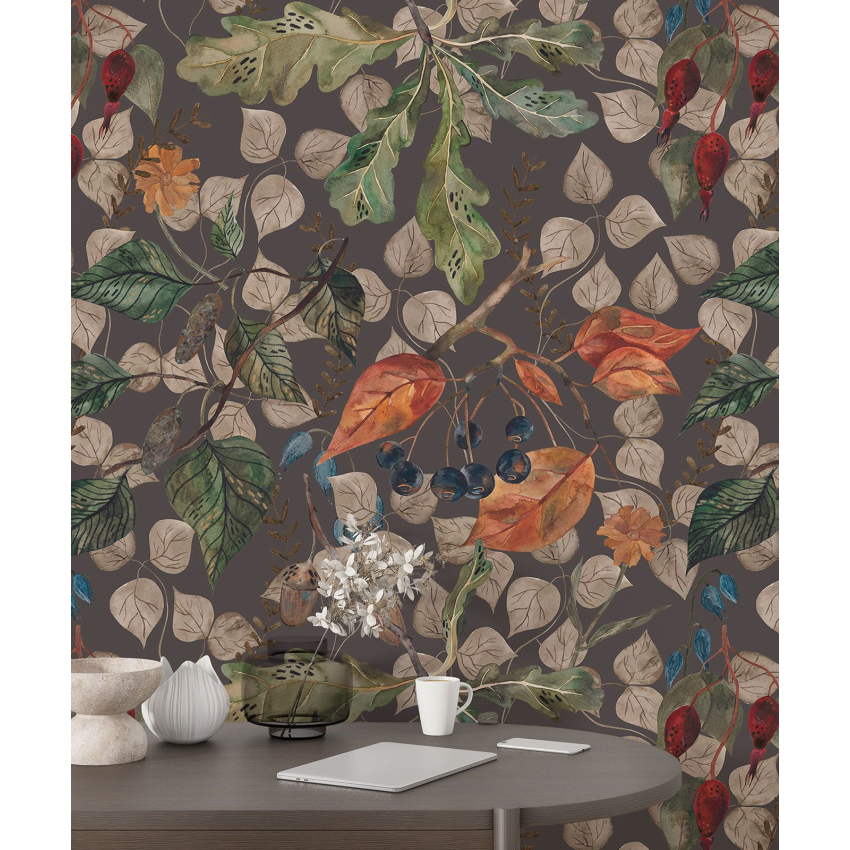 Papier peint motif XL - Motif botanique