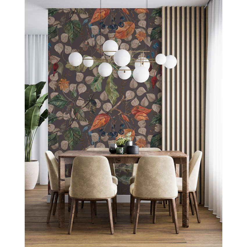 Papier peint motif XL - Motif botanique
